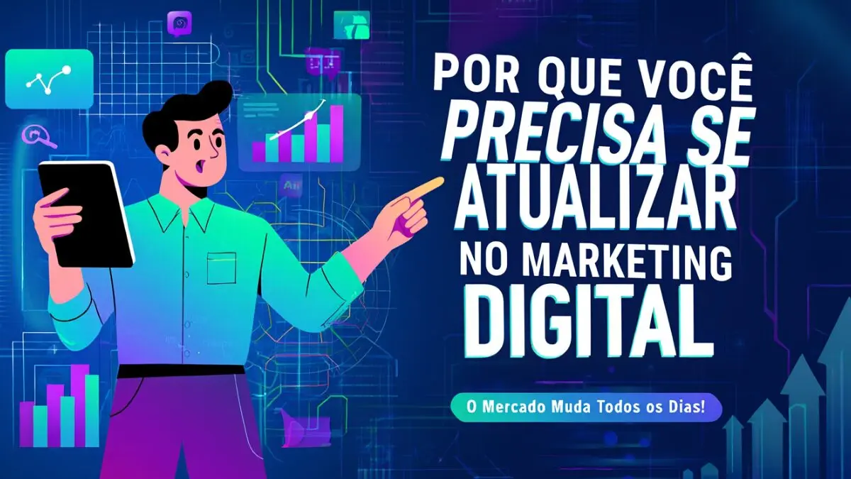 Atualizado Profissional de marketing analisando dados em um tablet para manter seu conteúdo sempre Atualizado.