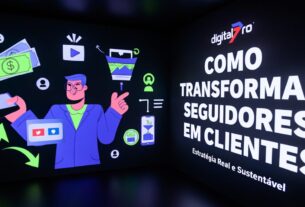 Infográfico sobre como transformar seguidores em clientes mantendo o funil de vendas Atualizado.