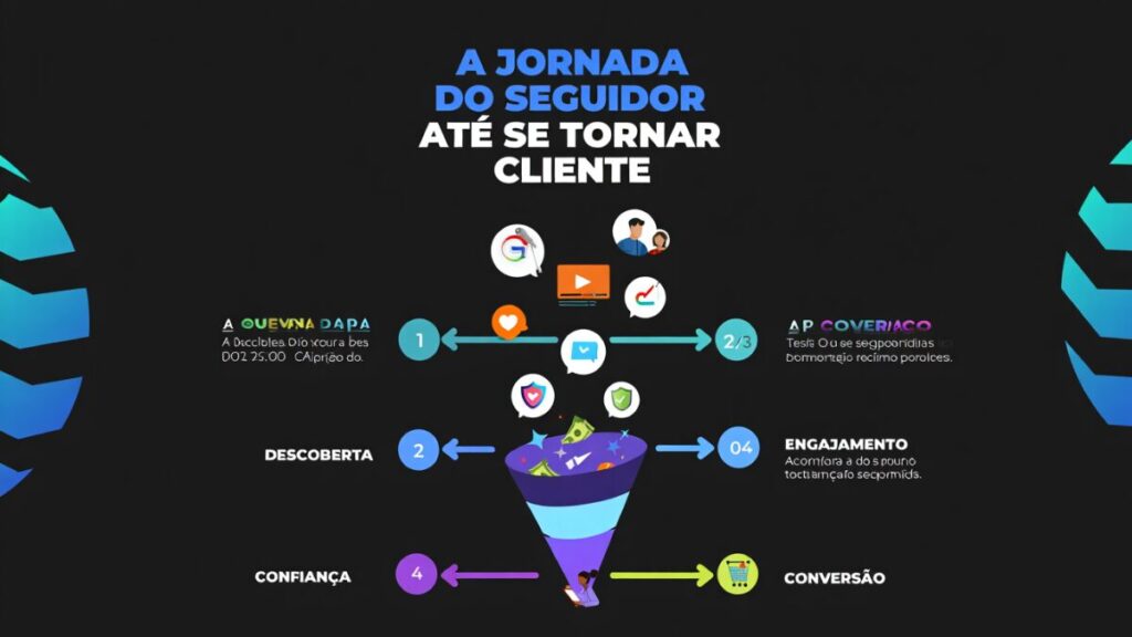 Clientes Infográfico mostrando como redes sociais como Instagram e TikTok se tornaram ferramentas para atrair novos Clientes.