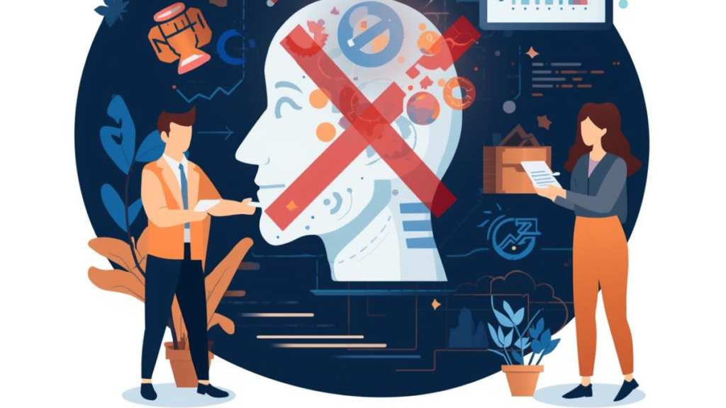 Ilustração sobre inteligência artificial e SEO.