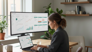Diagrama ou ilustração representando um ecossistema de conteúdo para geração de tráfego automático em marketing digital.