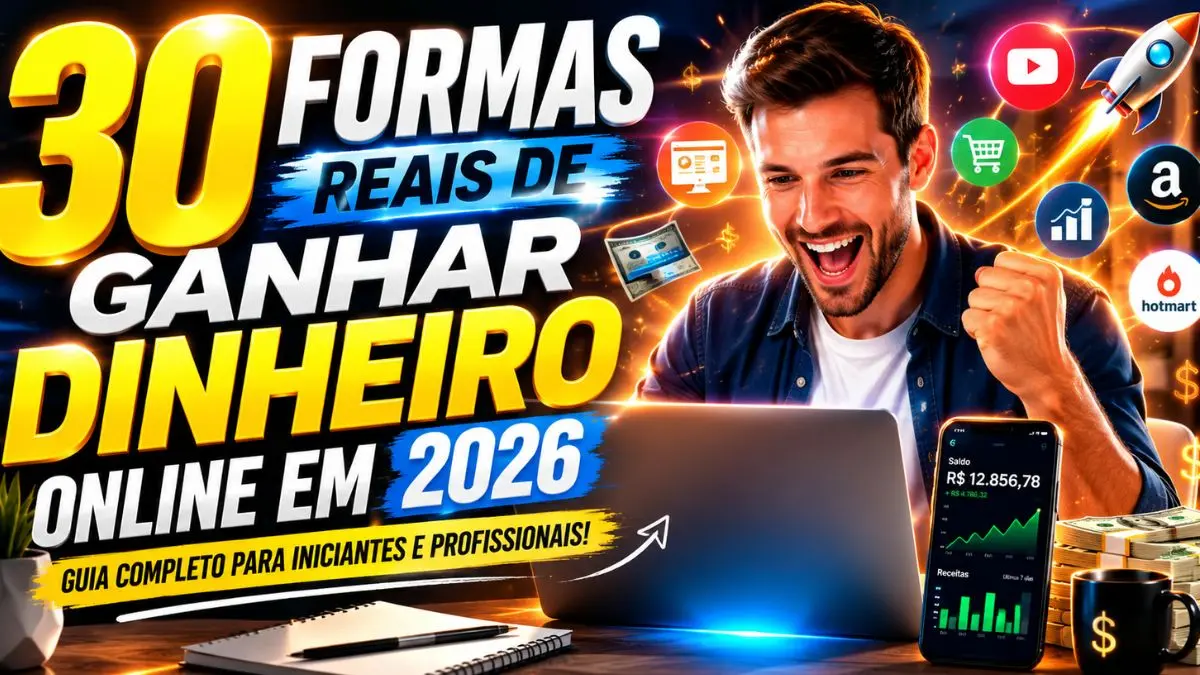 Ganhar Dinheiro Online 30 Formas Reais para Começar em 2026