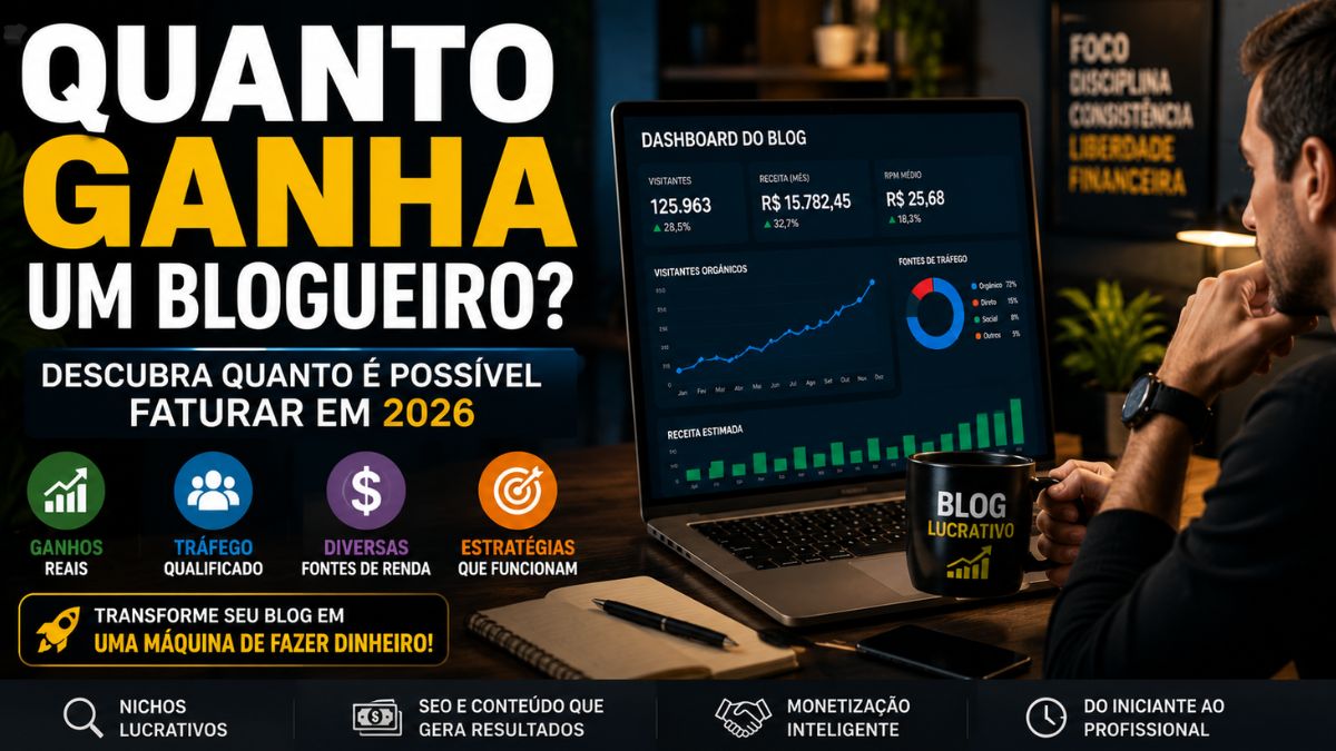 Quanto ganha um blogueiro