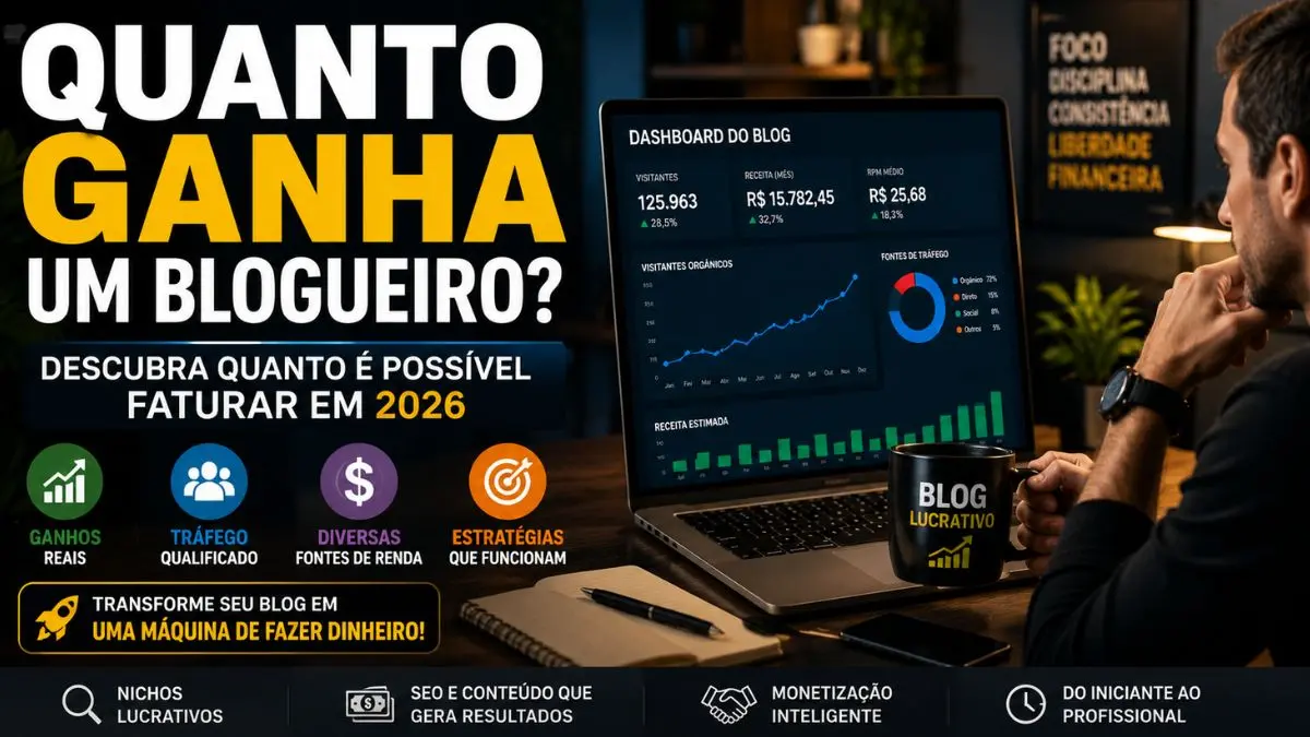 Quanto ganha um blogueiro