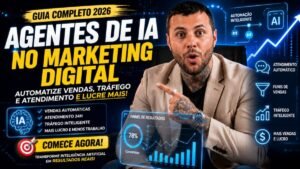 Agentes de IA no marketing digital automatizando vendas, atendimento e campanhas em 2026