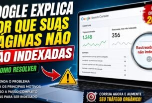 Rastreada, mas não indexada