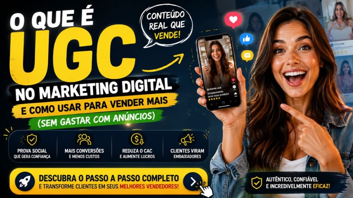 UGC no Marketing Digital O Que É, Como Funciona e Como Aumentar as Vendas em 2026