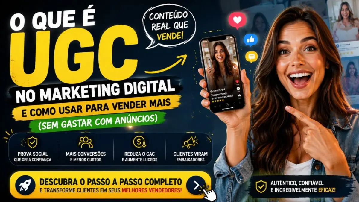 UGC no Marketing Digital O Que É, Como Funciona e Como Aumentar as Vendas em 2026