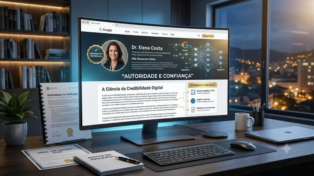 Autoridade, confiança e credibilidade de conteúdo para mecanismos de busca e inteligência artificial