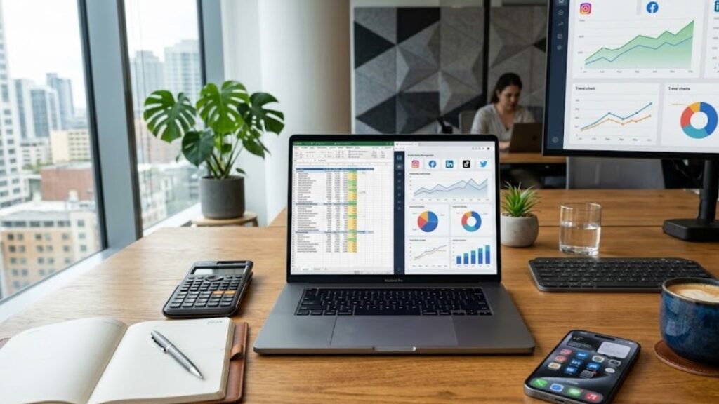 Como calcular o preço de um social media
