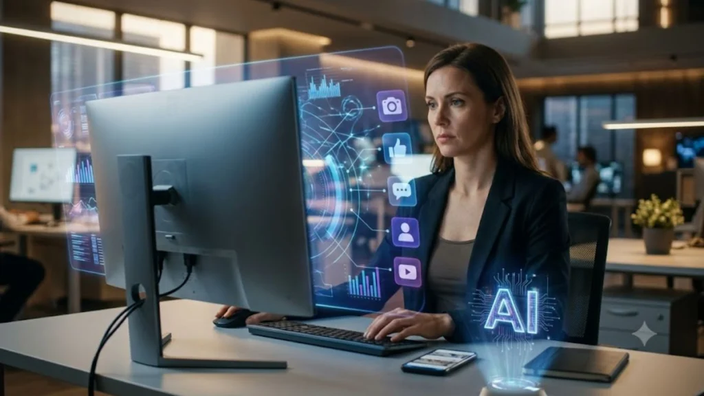 Inteligência artificial para social media