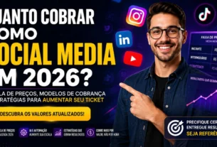 Quanto cobrar como social media em 2026