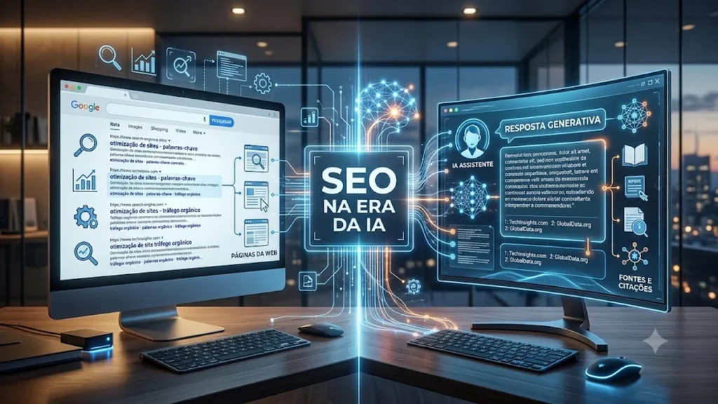 SEO na era da inteligência artificial e das respostas generativas